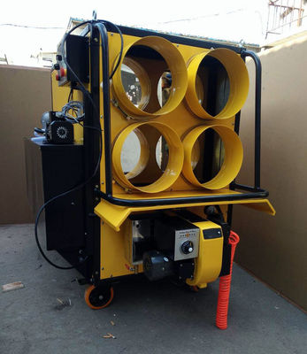 400000 Btu / H taşınabilir hava ısıtıcısı çift fan sistemi ODM / OEM kullanılabilir