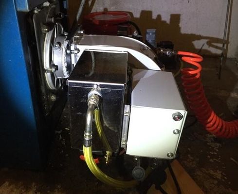 110 Volt Siphon Nozzle Oil Burner 430 X 450 X 290 Mm CE Sertifikası