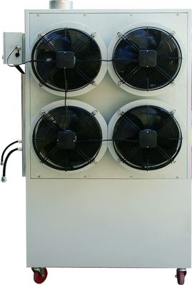 Çevre dostu yemek yağı ısıtıcısı 12000 M3 / H hava çıkışı 0.6 Kw fan motoru ile