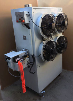 Akıllı 300 Kg atık yağ ısıtıcısı 1900 X 850 X 1100 mm Depo için