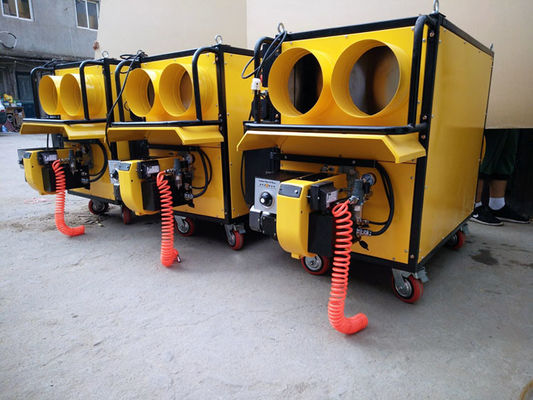 Sarı 300 Kg Atık Motor Yağı Isıtıcı Giyim Dayanıklı 8 Bar Çalışma Basıncı