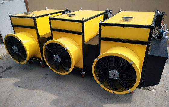 Mobil Uçak Motoru Isıtıcısı, 12000 M3 / S. Tavuk ısıtma ekipmanları