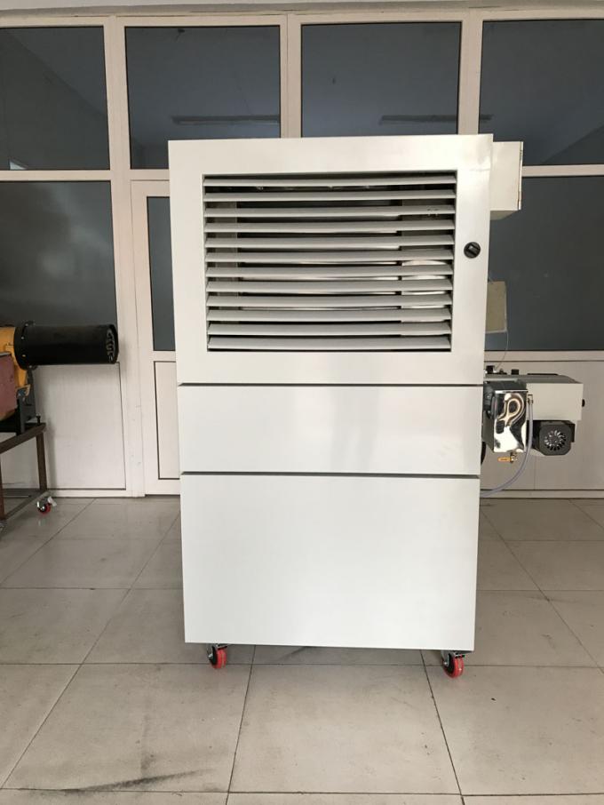 İngiltere'de popüler 120Kw taşınabilir atık yağ ısıtıcısı 100L petrol tankı ile 0