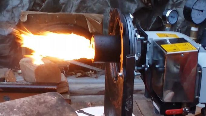Çok amaçlı Mini Atık Yağ Yakıcısı 0.1 Ton Kazan için Düşük Tüketim 0