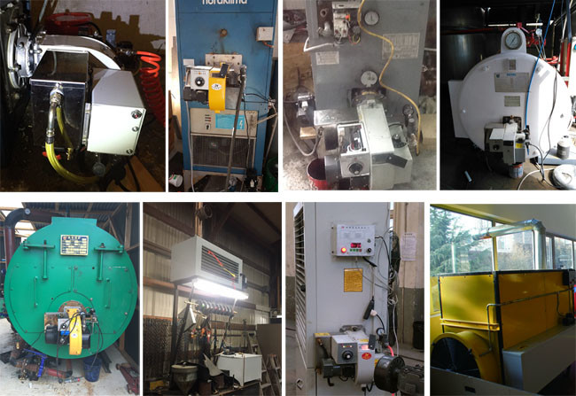 Düşük gürültülü motor yağı yakıcısı, dizel yağ yakıcısı 1 yıllık garanti 0